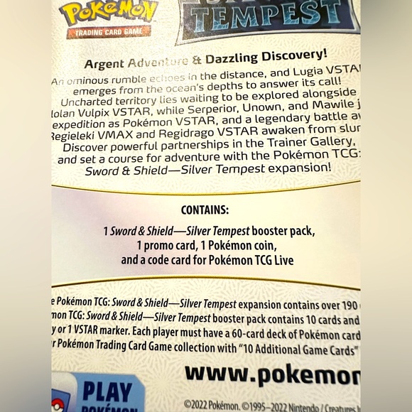 Pokeman Cards 2 sets Silver Tempest Sealed packs - Picture 7 of 16